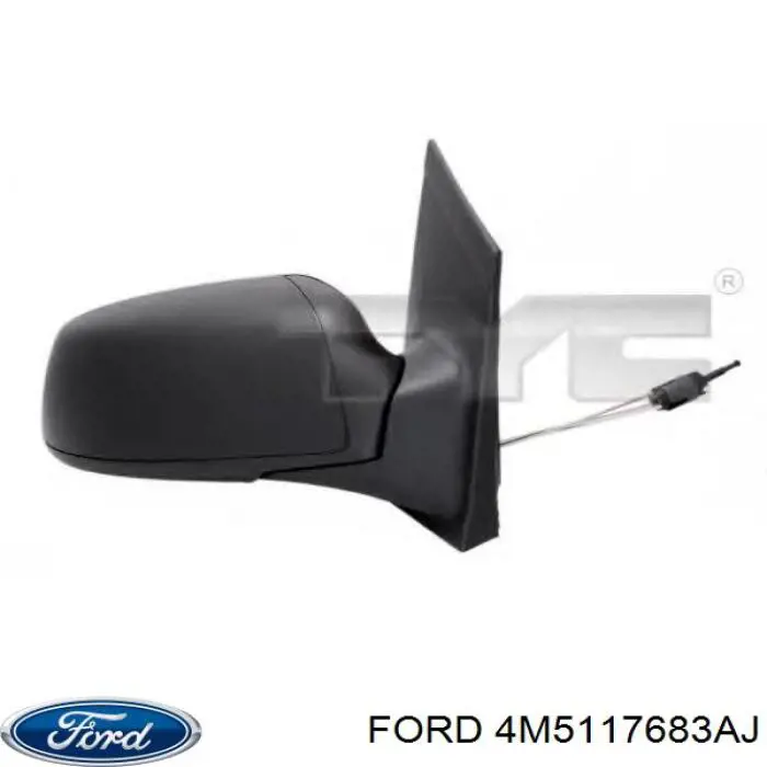 Ліве бічне дзеркало Ford 4M5117683AJ ціна, від 32.30 USD