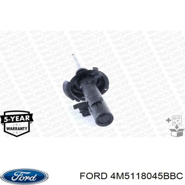 Амортизатор передньої підвіски, лівий Ford 4M5118045BBC ціна, від 58.69 USD