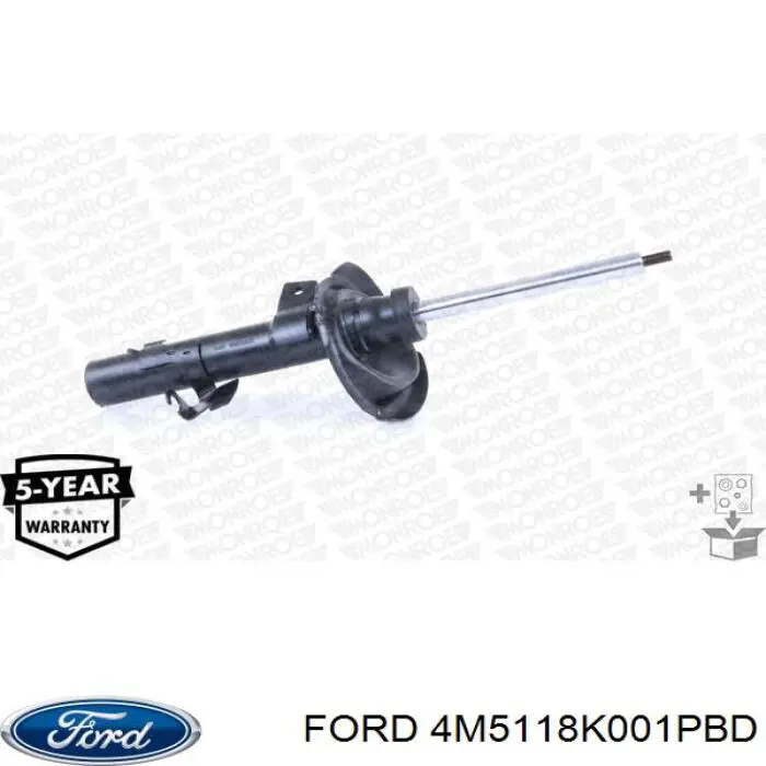 Купити 4M5118K001PBD Ford Амортизатора передній лівий
