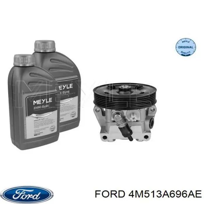 4M513A696AE Ford насос гідропідсилювача керма (гпк)