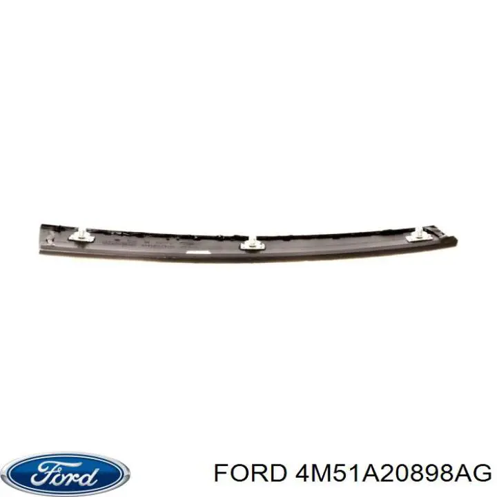 Накладка передніх дверей, правої, вертикальної на Ford Focus (DA)