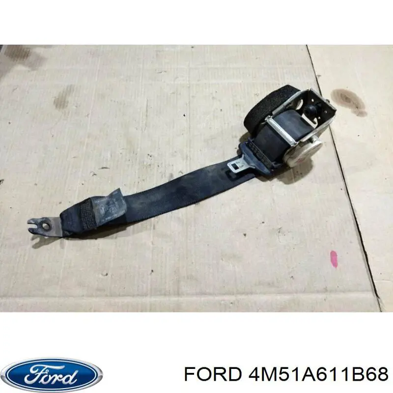 4M51A611B68 Ford Пасок безпеки задній