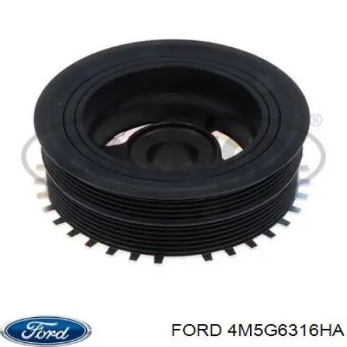 4M5G6316HA Ford Демпфер колінвалу