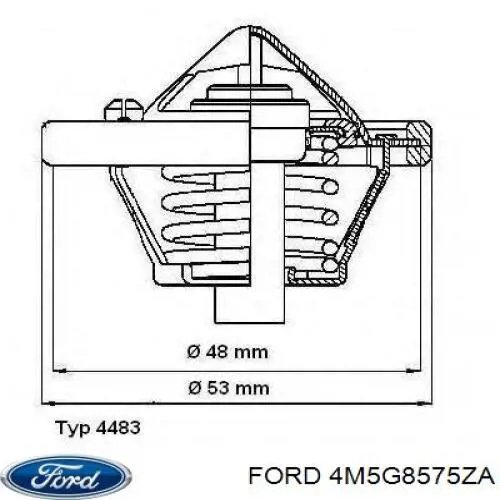 Термостат 4M5G8575ZA Ford