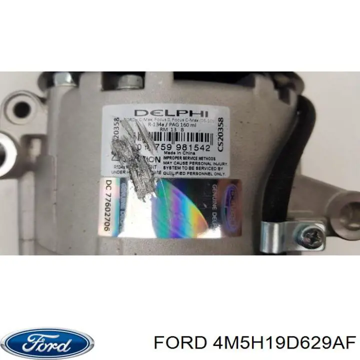 Купити 4M5H19D629AF Ford Компресор кліматичної установки