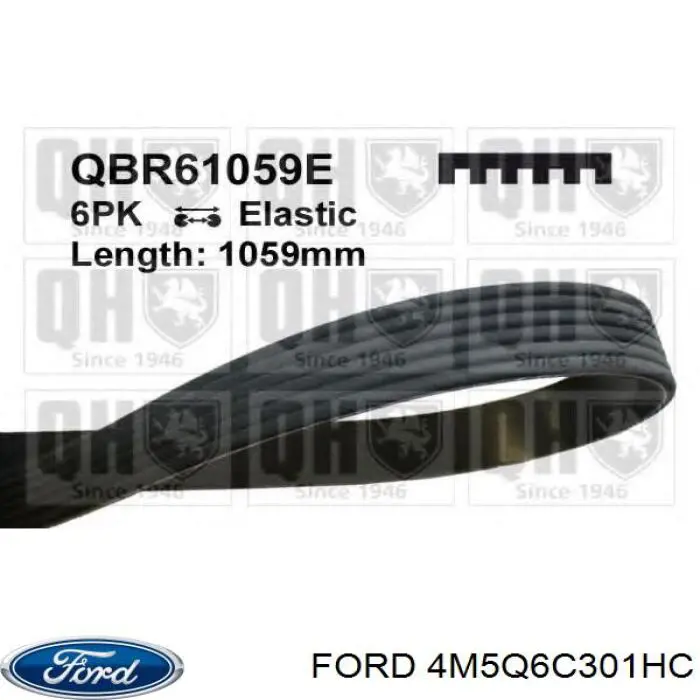 Клиновий ремінь Ford 4M5Q6C301HC ціна, від 8.67 USD