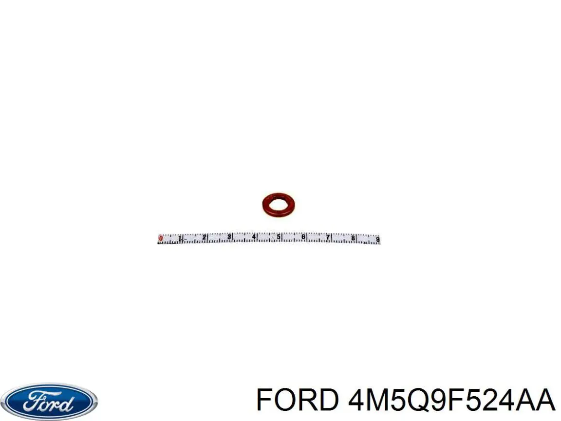 Купити 4M5Q9F524AA Ford Скоба фіксації трубок зворотного потоку форсунок