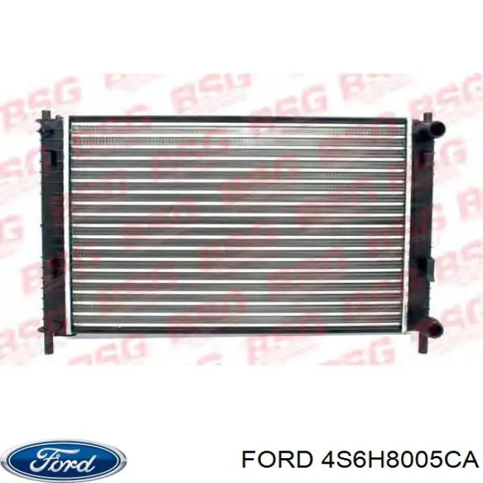 Радіатор основний Ford 4S6H8005CA ціна, від 56.42 USD