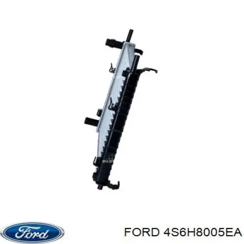 Радіатор основний Ford 4S6H8005EA ціна, від 60.87 USD