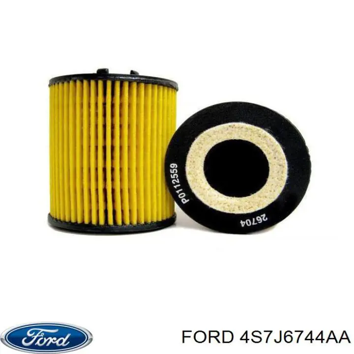 Купити 4S7J6744AA Ford Фільтр очищення масла відцентровий