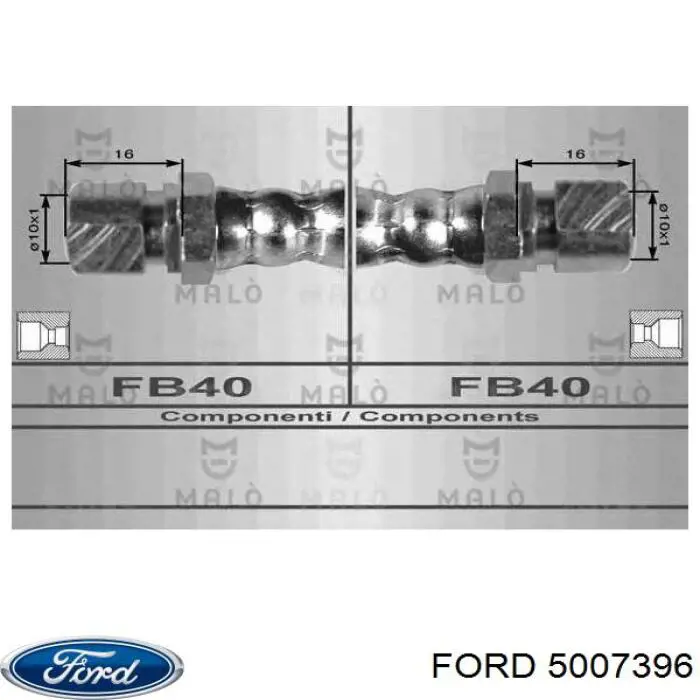 Купити 5007396 Ford Трубка гальмівної системи, бухта