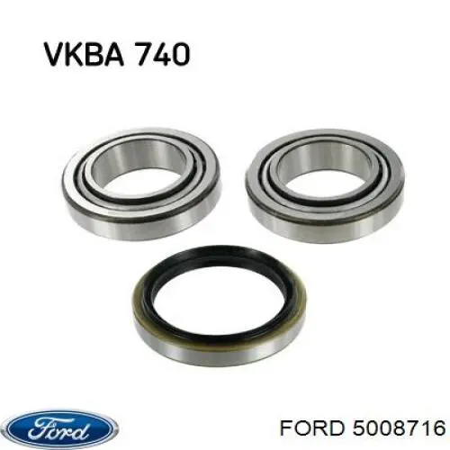 Купити 5008716 Ford Підшипник ступиці передньої