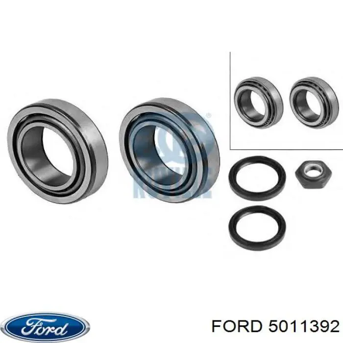5011392 Ford Підшипник ступиці задньої