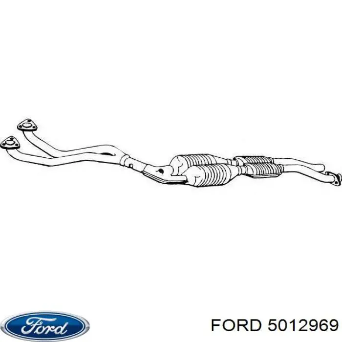 Прокладка головки блока циліндрів (ГБЦ) 5012969 Ford