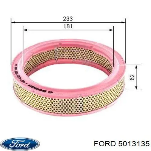 Повітряний фільтр 5013135 Ford