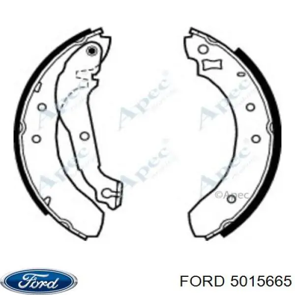 Колодки гальмові задні, барабанні 5015665 Ford