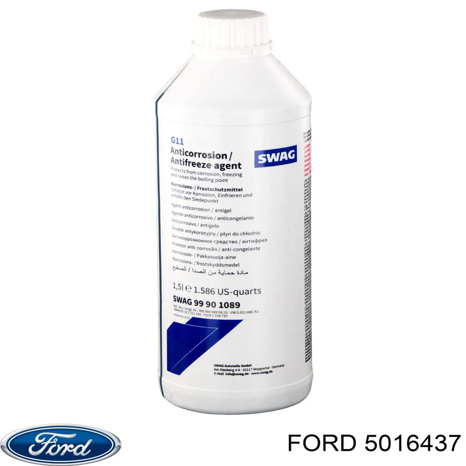 Антифріз концентрат Ford 5016437 ціна, від 10.17 USD