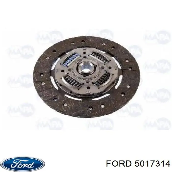 5017314 Ford комплект зчеплення (3 частини)