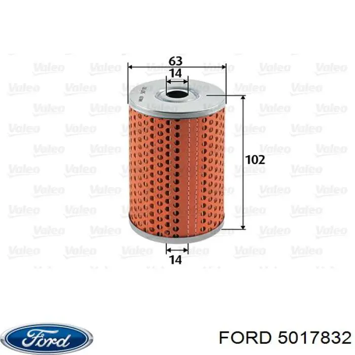 5017832 Ford фільтр паливний