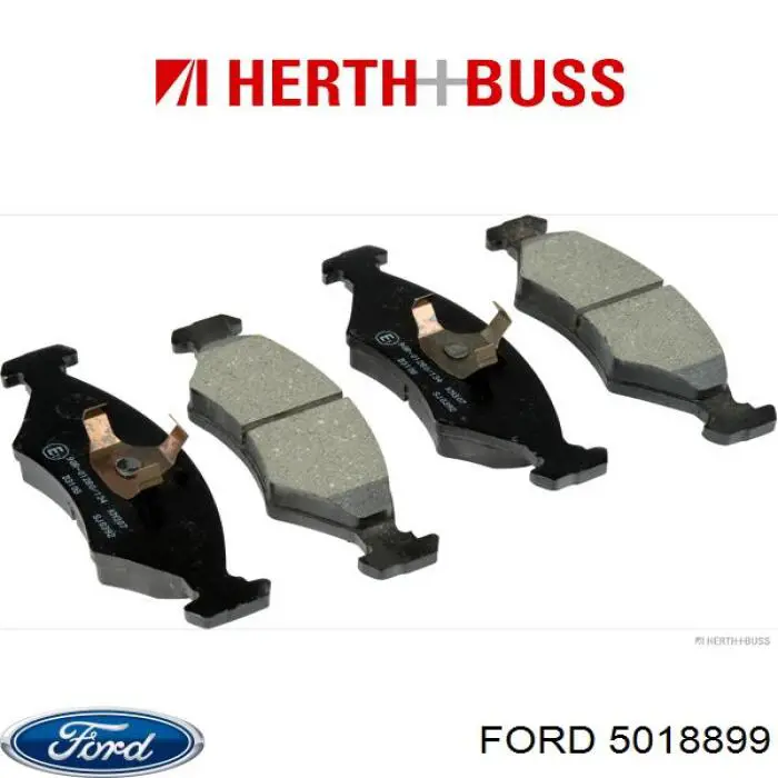 Купити 5018899 Ford Колодки гальмівні передні, дискові