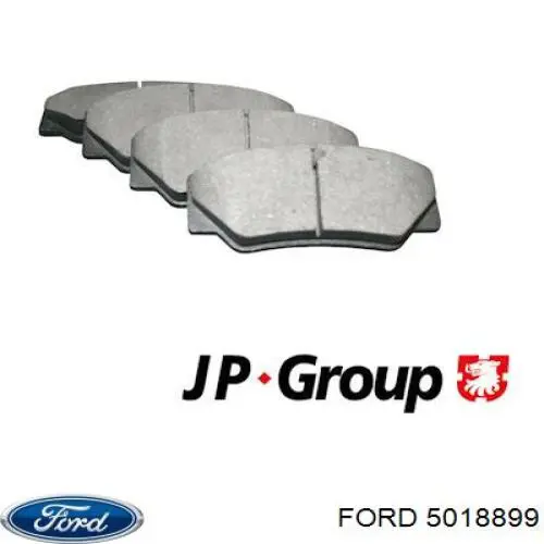 5018899 Ford колодки гальмівні передні, дискові