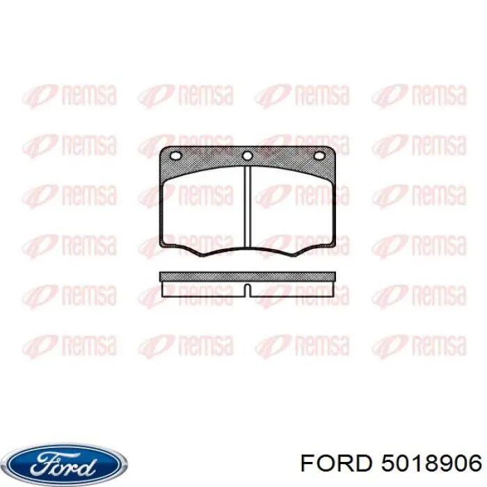 Передні гальмівні колодки на Ford Granada  GU