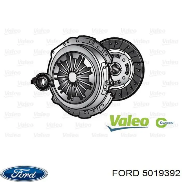 Комплект зчеплення (3 частини) Ford 5019392 ціна, від 197.96 USD