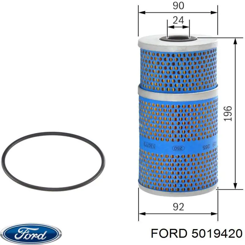 5019420 Ford фільтр масляний