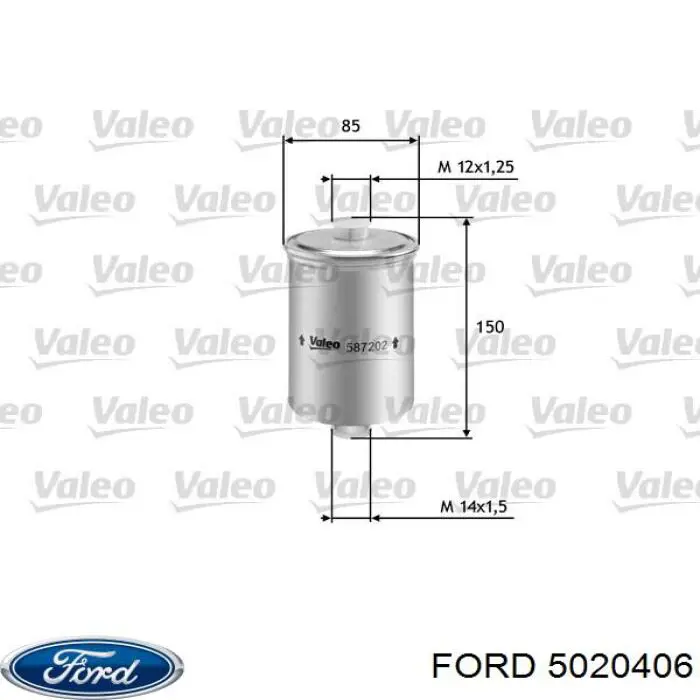 5020406 Ford фільтр паливний