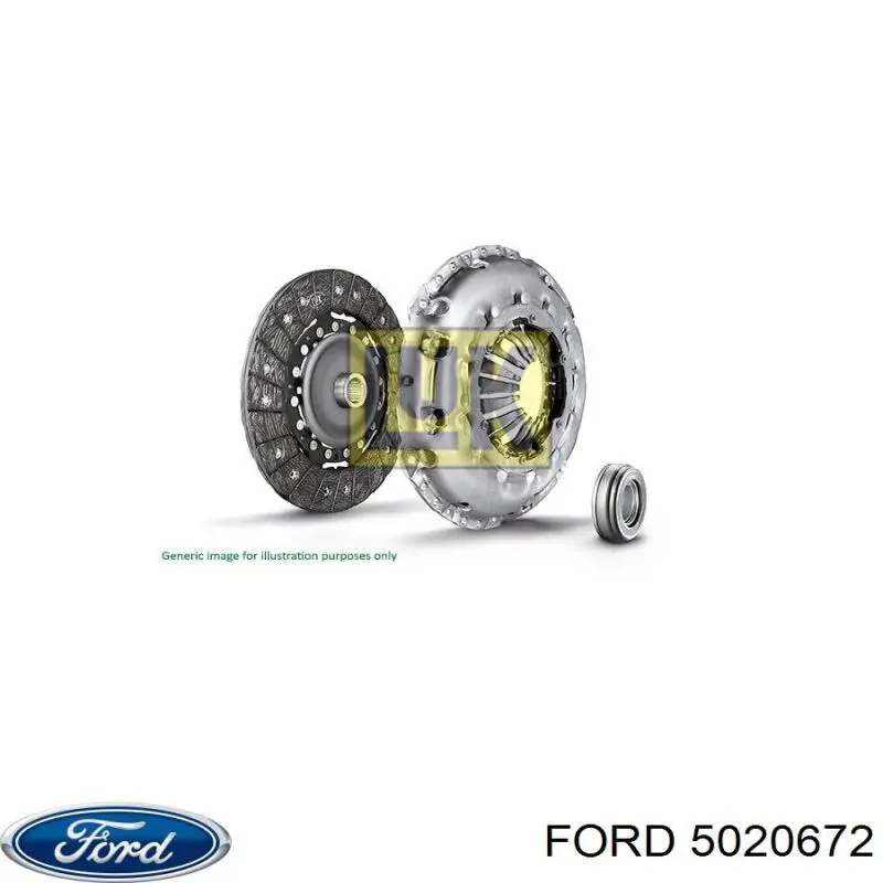 5020672 Ford комплект зчеплення (3 частини)