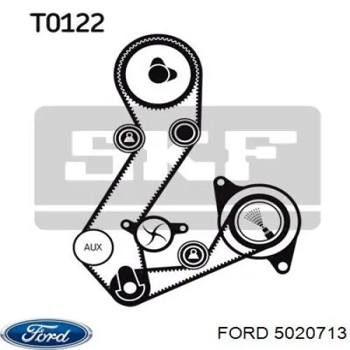 Помпа водяна, (насос) охолодження 5020713 Ford