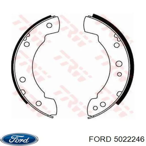 5022246 Ford Колодки гальмівні задні, барабанні
