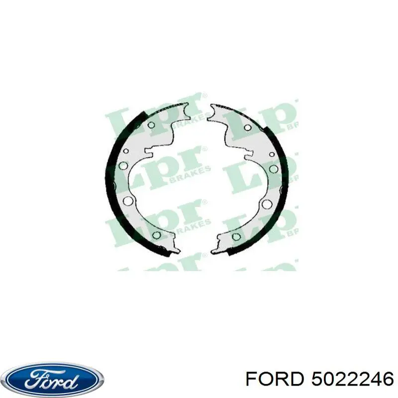 Колодки гальмові задні, барабанні 5022246 Ford