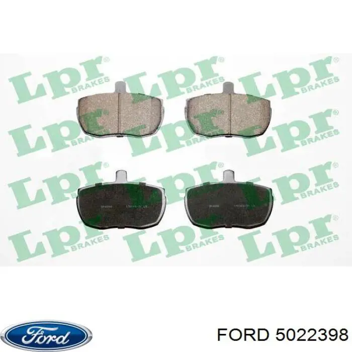 Купити 5022398 Ford Колодки гальмівні передні, дискові