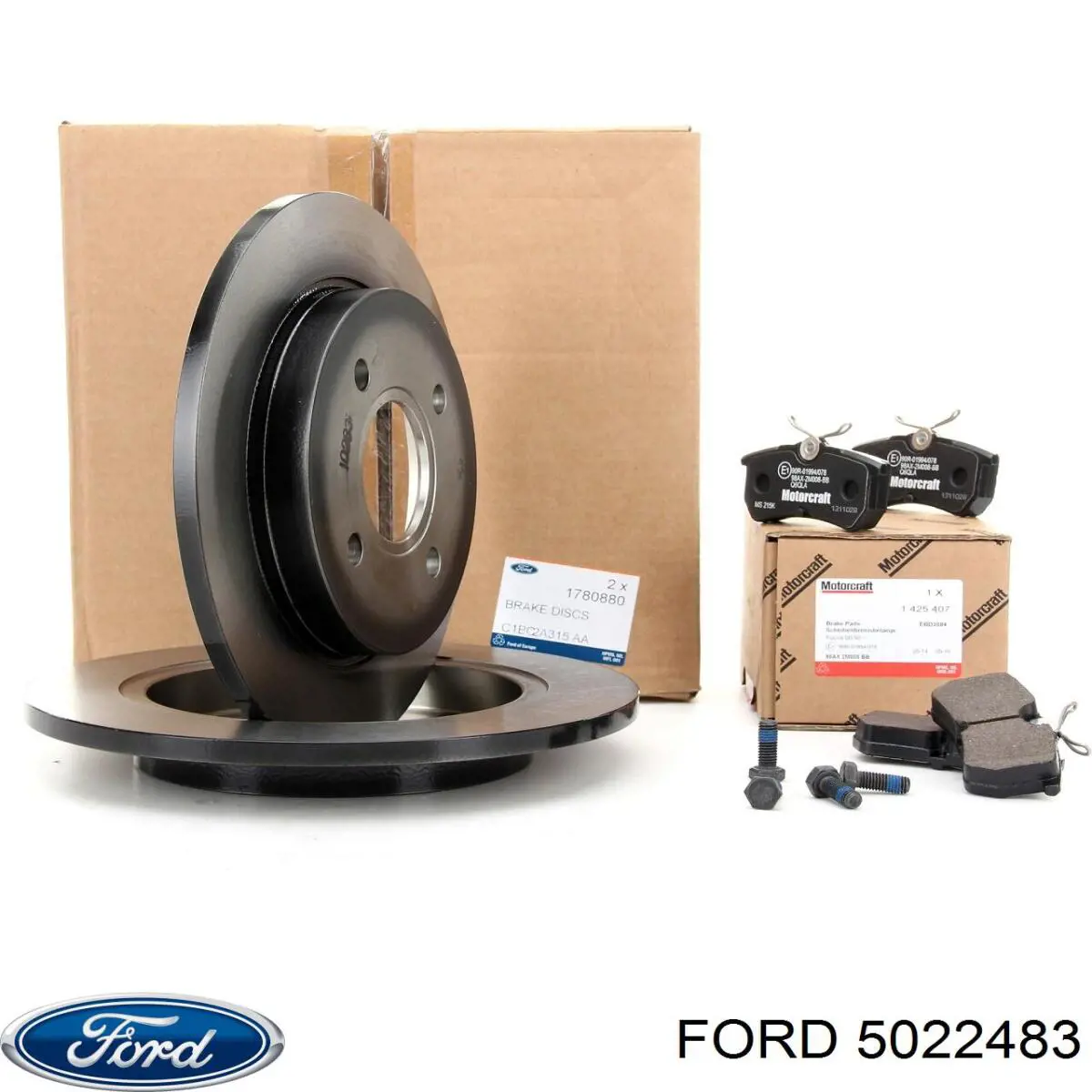 5022483 Ford диск гальмівний задній