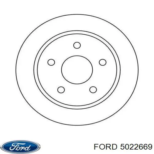 5022669 Ford Дискові гальма