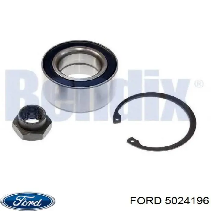Комплект підшипник маточини передньої Ford 5024196 ціна, від 11.14 USD