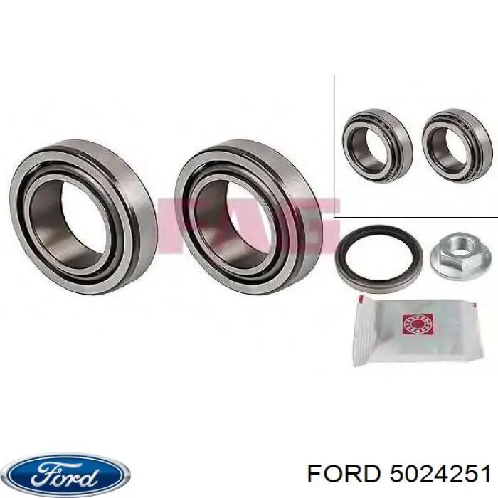 Підшипник маточини задньої Ford 5024251 ціна, від 8.95 USD
