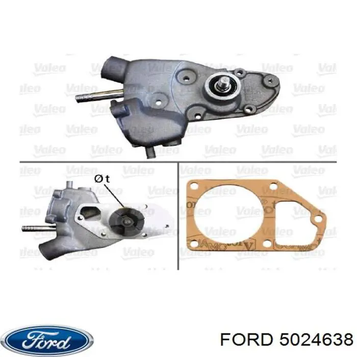Купити 5024638 Ford Насос охолоджуючої рідини