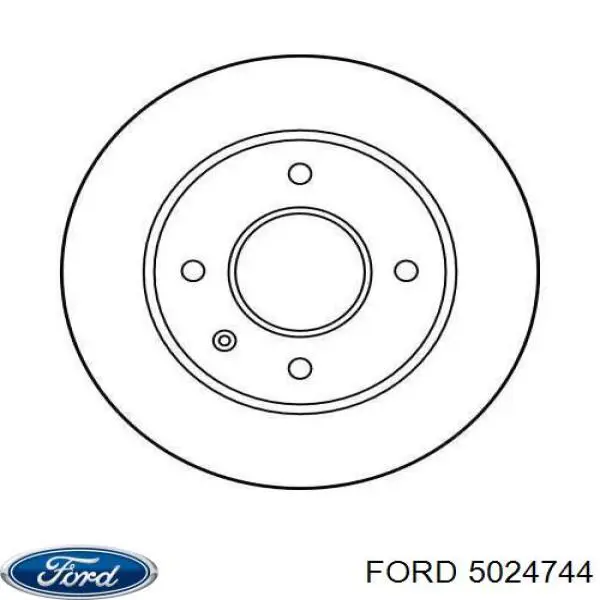 Диск переднього гальма Ford 5024744 ціна, від 20.82 USD