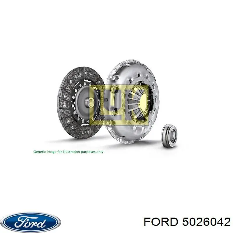 Купити 5026042 Ford Комплект зчеплення (диск, корзина, підшипник)