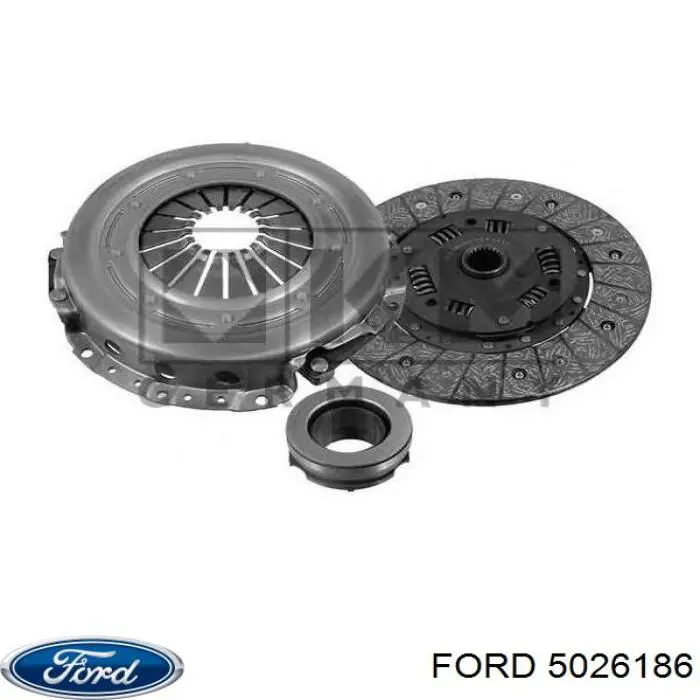 Комплект зчеплення (3 частини) 5026186 Ford