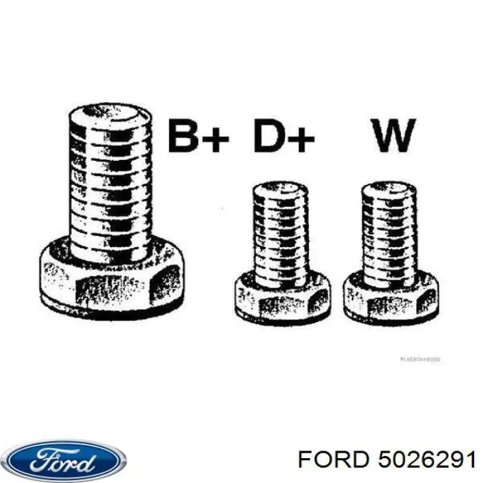 Генератор 5026291 Ford