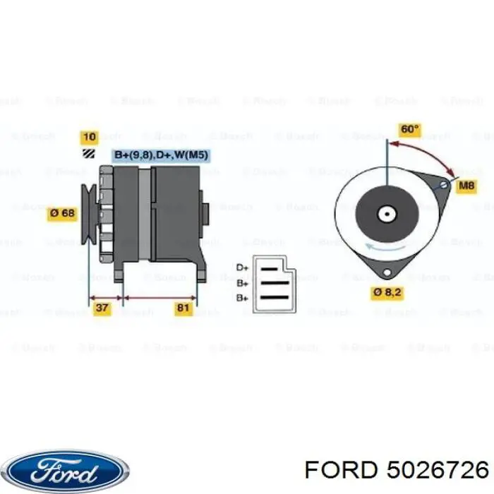 5026726 Ford генератор