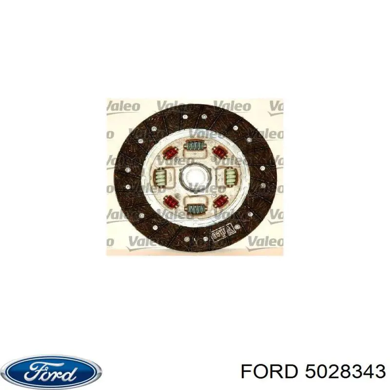 Комплект зчеплення (3 частини) Ford 5028343 ціна, від 92.20 USD