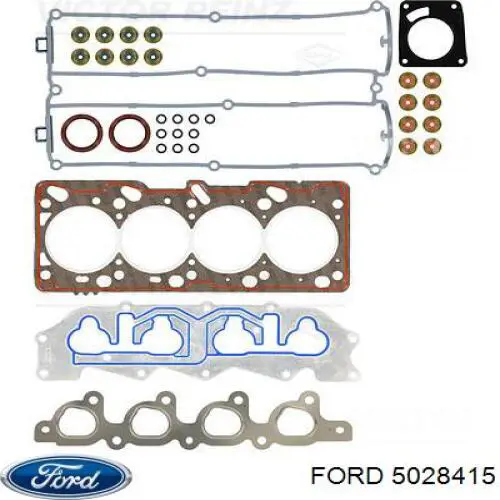 5028415 Ford комплект прокладок двигуна, верхній