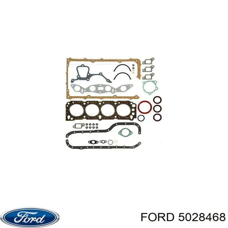 Комплект прокладок двигуна, верхній 5028468 Ford