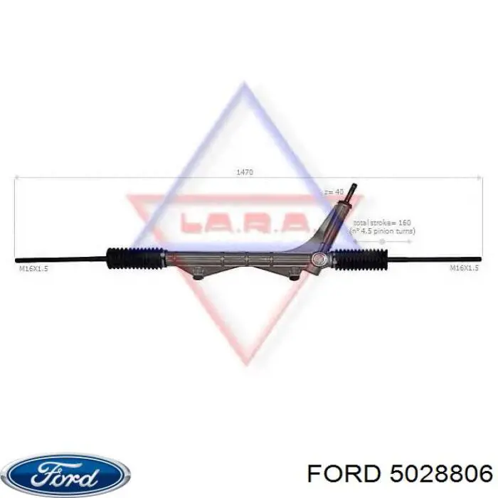 Купити 5028806 Ford Рульова рейка
