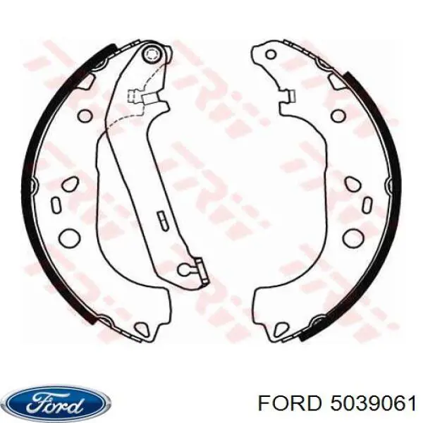 Колодки гальмові задні, барабанні Ford 5039061 ціна, від 28.49 USD