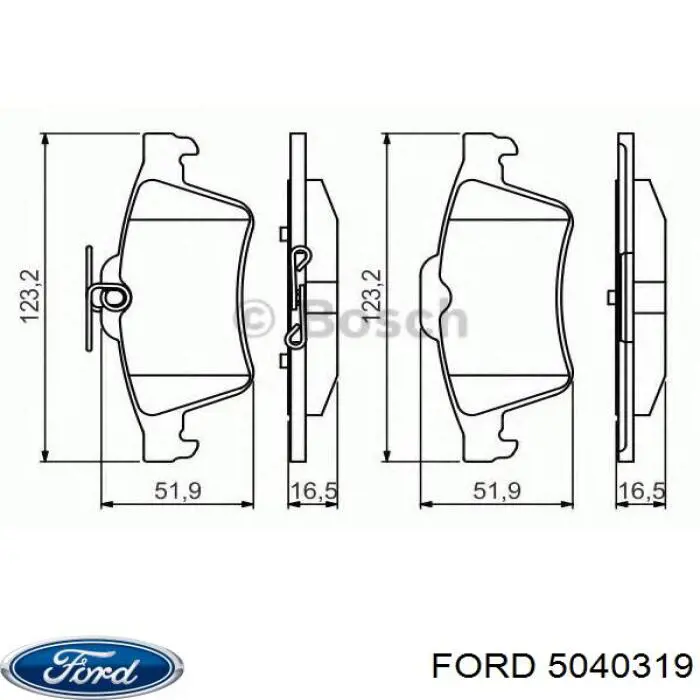 Купити 5040319 Ford Головний гальмівний циліндр
